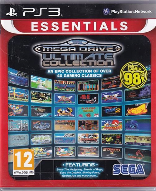 Sega Mega Drive Ultimate Collection - Essentials - PS3 (B Grade) (Used) (eng)